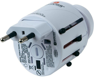 Skross World Adapter India Classic Worldwide Adaptor(White) Skross World Adapter India Classic Worldwide Adaptor(White)