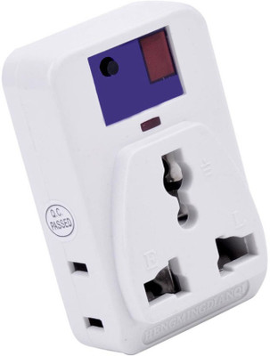 

NP Wireless One way Learning from IR remote Socket Switch Worldwide Adaptor(White)