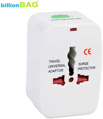 

Billionbag High Quality Multi-Point Worldwide Adaptor(White)