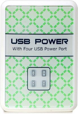 

BKT 4 In 1 Universal Socket Worldwide Adaptor(White, Green)