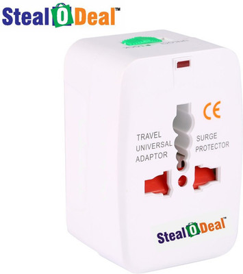 

Stealodeal Universal Worldwide Adaptor(White)