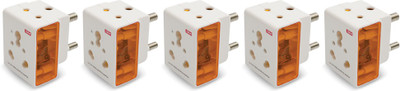 

GM 16 AMP 3 PIN MULTI PLUG ADAPTOR Worldwide Adaptor(White)