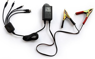 

Flero 5 in 1 DC Charger Worldwide Adaptor(Black)