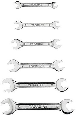 TAPARIA DEP06/DEP06N Double Sided Open End Wrench Set(Pack of 6)
