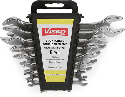 64 OFF on VISKO 701 Double Sided Open End Wrench Set Pack of 8 on Flipkart PaisaWapas