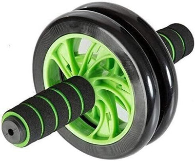 gamers hub Anti-Skid Abs Exerciser Double Wheel Roller for Abdominal and Stomach Exercise Ab Exerciser(Multicolor)