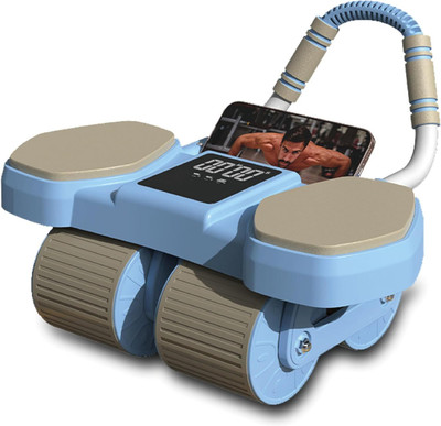 Whipbird New Upgraded Four Wheel Ab Exerciser Roller Ab Exerciser(Blue)