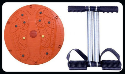 aavomaa High Quality Tummy Trimmer and Tummy Twister Ab Exerciser(Multicolor)