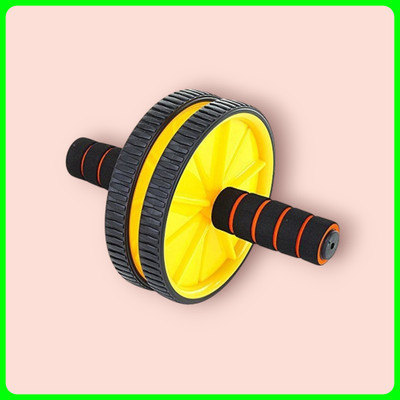 zxxxt Fitness AB Wheel / AB Roller Dual Wheel Core Trainer_991 Ab Exerciser(Yellow)