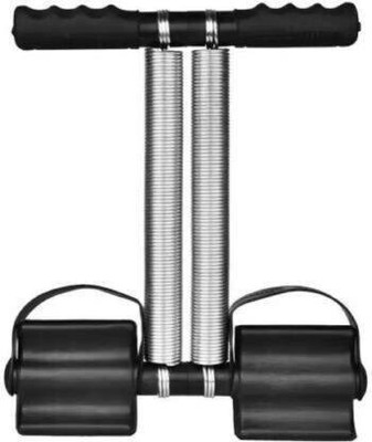 KBCCRAZY new& effective Tummy Double Spring for Burn Calories & Tone Muscles Ab Exerciser Ab Exerciser(Black, Silver)