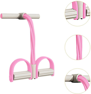 JD AYUSH Pull Reducer Training Bands Body Trimmer Pedal Exerciser Ab Exerciser(Pink)