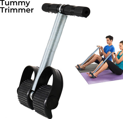 MODERNWOMANIYA Single_Spring_Tummy_Trimmer Ab Exerciser (Black) Ab Exerciser(Black)