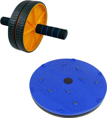 BeeBuddies Ab Wheel Roller with Tummy Twister Ab Exerciser(Multicolor)