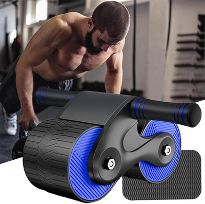 Dajienterprise AB Roller with Knee Pad and Anti-Slip Handles Ab Exerciser(Multicolor)