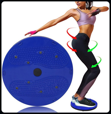 aavomaa Twisting Waist Disc Waist Trimmer Body Toner Fat Burner AB & Foot Exerciser Ab Exerciser(Blue)