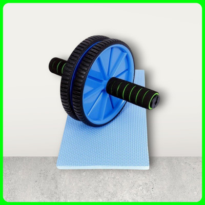 zxxxt Fitness AB Wheel / AB Roller Dual Wheel Core Trainer_1047 Ab Exerciser(Blue)