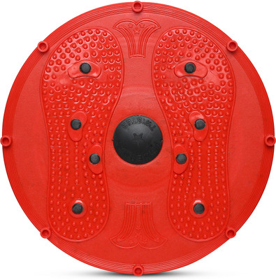 SARANSH STORE Slim & Fit Twister Dynamic Acupressure Disc Ab Exerciser (Red) Ab Exerciser(Red, Black)