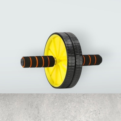 zxxxt Fitness AB Wheel / AB Roller Dual Wheel Core Trainer_479 Ab Exerciser(Yellow)