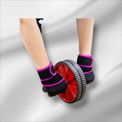 Modkart Fitness AB Wheel / AB Roller Dual Wheel Core Trainer_157 Ab Exerciser(Multicolor)