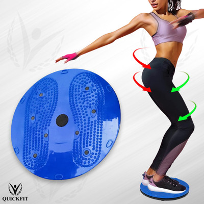 QUICK FIT Acupressure Twister (Pyramids n Magnets) Ab Exerciser Ab Exerciser(Blue)