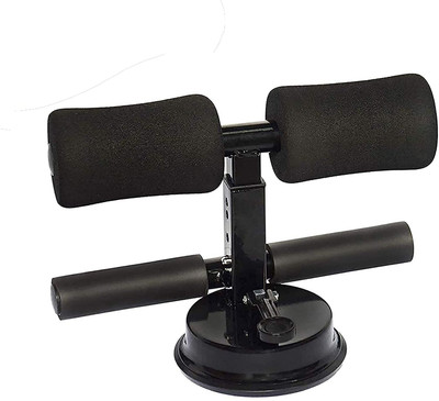 WAIRIT Sit-ups and Push-ups Assistant Device Lose Weight Gym Workout Sit-up Bar W248 Ab Exerciser(Black)