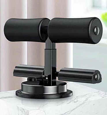 BHAKTI ENTERPRISE Self-Suction Situp Bar Adjustable Sit Up Bar for Home Workout Ab Exerciser Ab Exerciser(Black)