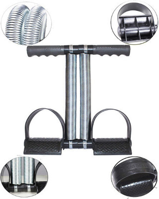 HOUSE OF COMMON Double Spring Tummy Trimmer for Burn Calories for Men & Women Ab Exerciser(Black)
