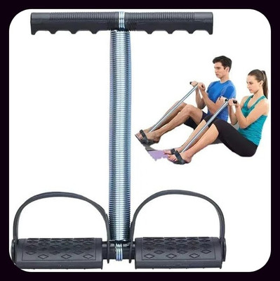 Athlian New_Tummy Trimmer for Men & Women With Single Spring Ab Exerciser(Grey)