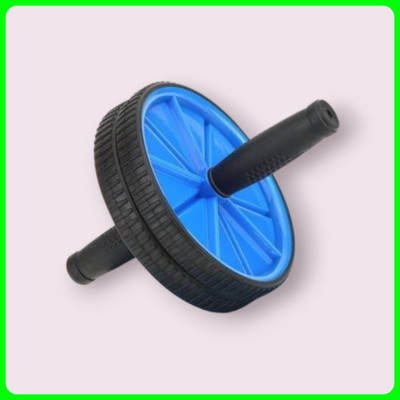 zxxxt Fitness AB Wheel / AB Roller Dual Wheel Core Trainer_932 Ab Exerciser(Black, Blue)