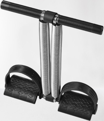 Gyanvi Tummy Trimmer_195 Ab Exerciser(Black, Silver)