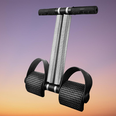 KBCCRAZY TUMMY TRIMMER HOME GYM FITNSS DOUBLE SPRING Ab Exerciser 84 Ab Exerciser(Black)