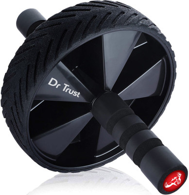 Dr Trust (USA) ABS Builder Wheel Abdominal Exercise Gym Workout Equipment Ab Exerciser(Black)