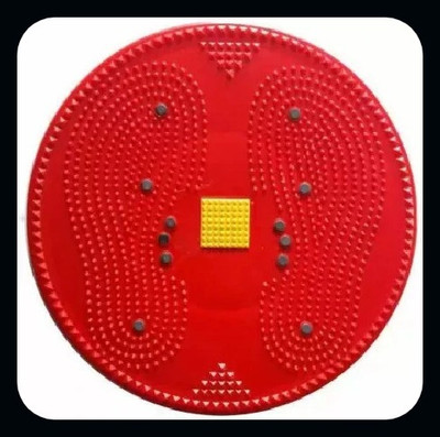 aavomaa Acupressure Tummy Twister Dynamic Body Balancing Disc Solid Plastic Ab Exerciser(Red)