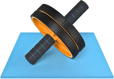 PRO365 Home Gym Ab Roller Indoor Ab Wheel for Abs Workouts Exercise 6 Month Warranty Ab Exerciser(Yellow, Black, Blue)