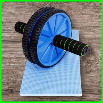 zxxxt Fitness AB Wheel / AB Roller Dual Wheel Core Trainer_697 Ab Exerciser(Blue)