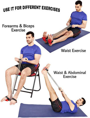 Dynamo Double Spring Tummy Trimmer & Tube For Fat Burning & Weight loss Exercises Ab Exerciser(Multicolor)