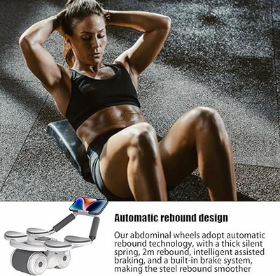 SeaRegal Roller Angle Side Slip with Elbow Support for Strength Training Ab Exerciser Ab Exerciser(Multicolor)
