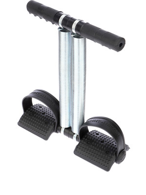 Khargadham TUMMY TRIMMER exercise & fitness with double spring Ab Exerciser(Black)