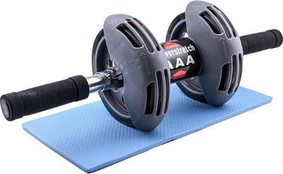 GOCART Power Stretch ABS Roller Wheel Auto-Rebound Fitness Abdominal Wheel Muscle Trainer Ab Exerciser(Grey)