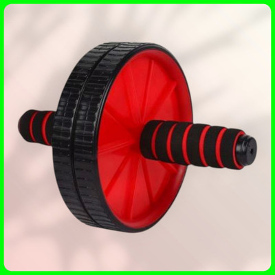 zxxxt Fitness AB Wheel / AB Roller Dual Wheel Core Trainer_1149 Ab Exerciser(Red, Black)