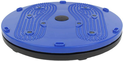 Bodify Waist Disc Twist Board | Acupressure Slimming Abdominal 2 in 1 Ab Exerciser(Blue, Black)