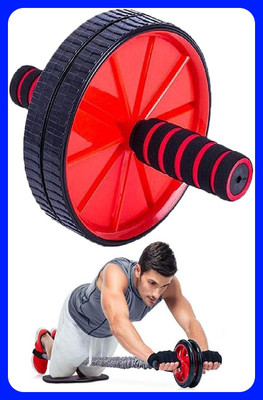 Modkart New IX®-FV-140-Dual Wheel Split Ab Roller Ab Exerciser(Multicolor)