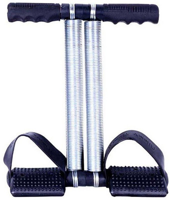 Fun2dealz DOUBLE SPRING TUMMY TRIMMER FOR WORKOUT Ab Exerciser(Black)