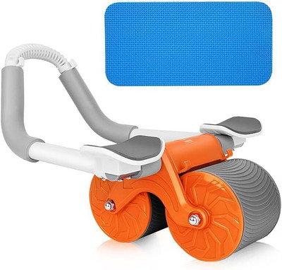 GYMIGO Home Gym Ab Roller/Indoor Ab Wheel/Dual Abdominal Exercise Ab Exerciser(Multicolor)