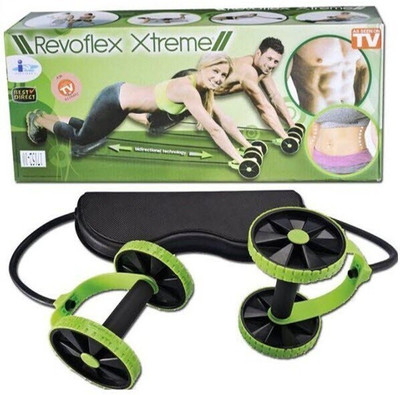 PRODEALS Imported Revoflex Xtreme Thin Waist Fitness Workout Training Equipment Ab Exerciser(Green, Black)