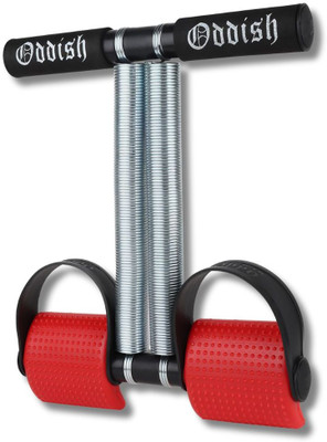 Oddish Tummy Trimmer 12 inch-Double Spring - For man and women Ab Exerciser(Red, Black)