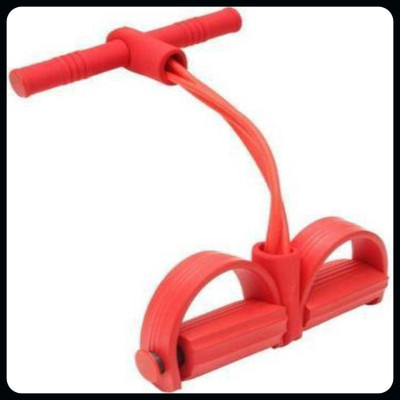 aavomaa Rubber Pull Reducer Cum Tummy Trimmer Ab Exerciser(Red)
