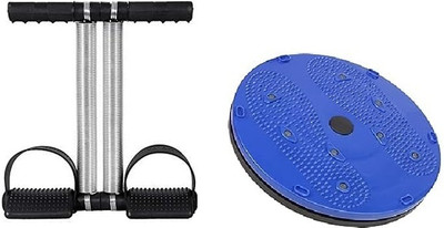 abcdeyes Double tummy trimmer tummy twister ab exerciser Ab Exerciser(Multicolor)