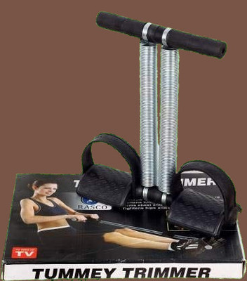 BKCFREEZE TUMMY TRIMMER HOME GYM FITNSS DOUBLE SPRING Ab Exerciser 120 Ab Exerciser(Black)