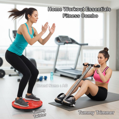 AG Enterprises Belly Fat Burner: Twister & Trimmer Fitness Equipment Combo Pack Ab Exerciser(Multicolor)